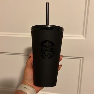 Black matte Starbucks cup